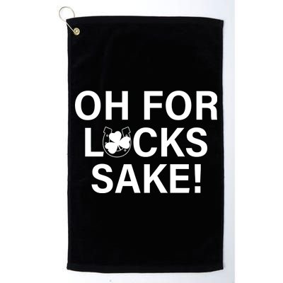 Oh For Lucks Sake Platinum Collection Golf Towel