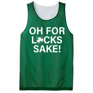 Oh For Lucks Sake Mesh Reversible Basketball Jersey Tank