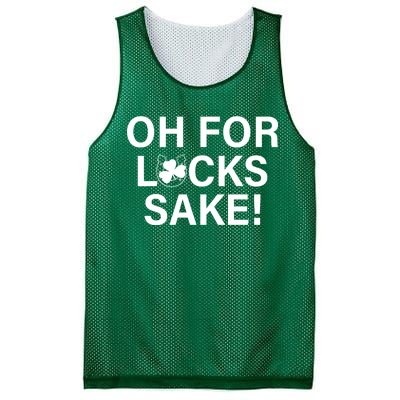 Oh For Lucks Sake Mesh Reversible Basketball Jersey Tank