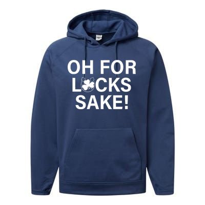 Oh For Lucks Sake Performance Fleece Hoodie