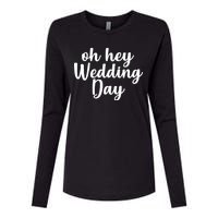 Oh Hey Wedding Day Womens Cotton Relaxed Long Sleeve T-Shirt