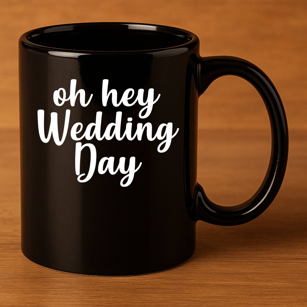 Oh Hey Wedding Day 11oz C Handle Ceramic Mug