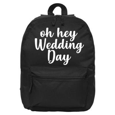 Oh Hey Wedding Day 16 in Basic Backpack