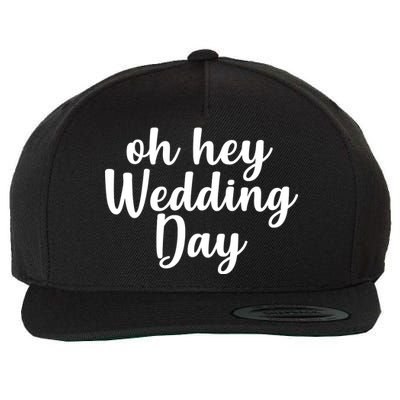 Oh Hey Wedding Day Wool Snapback Cap