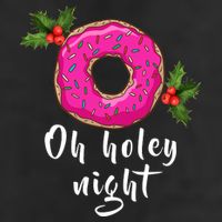 Oh Holey Night Donut 7 Panel Mesh Trucker Snapback Hat