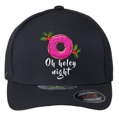 Oh Holey Night Donut Flexfit Unipanel Trucker Cap