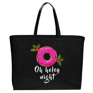 Oh Holey Night Donut Cotton Canvas Jumbo Tote