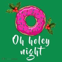 Oh Holey Night Donut Womens T-Shirt