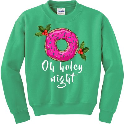 Oh Holey Night Donut Kids Sweatshirt