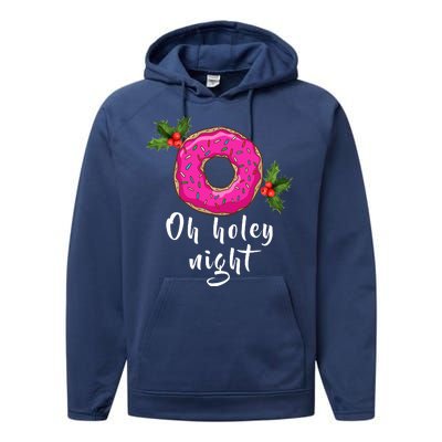 Oh Holey Night Donut Performance Fleece Hoodie