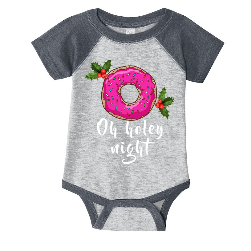 Oh Holey Night Donut Infant Baby Jersey Bodysuit
