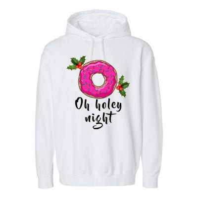 Oh Holey Night Donut Garment-Dyed Fleece Hoodie