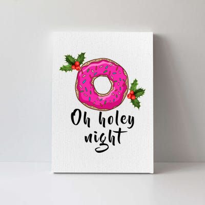 Oh Holey Night Donut Canvas