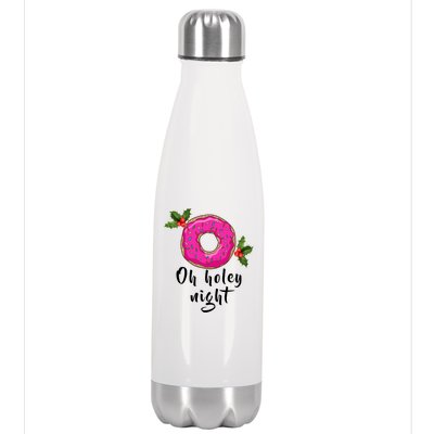 Oh Holey Night Donut Stainless Steel Insulated Water Bottle