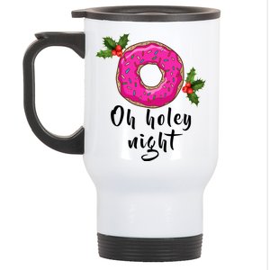 Oh Holey Night Donut Stainless Steel Travel Mug