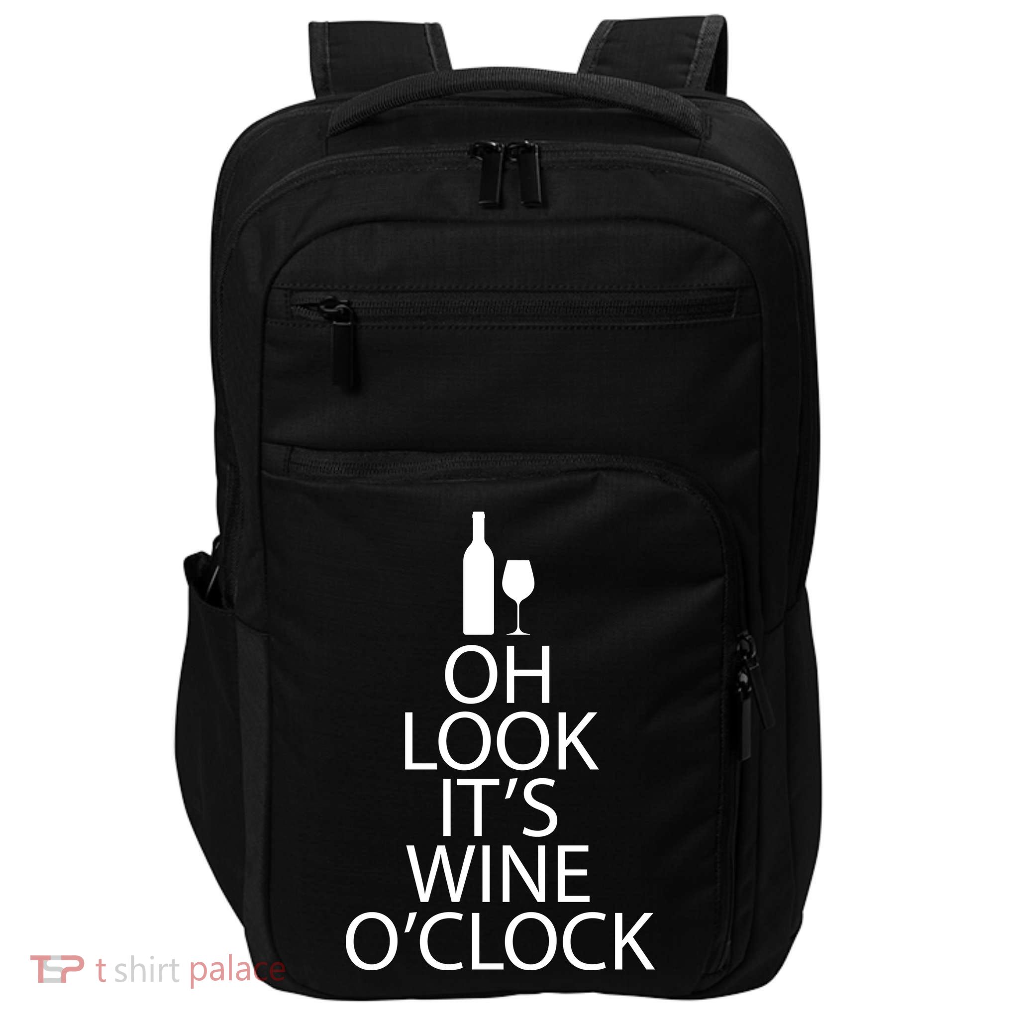 Oh Look it's Wine O'Clock Impact Tech Backpack