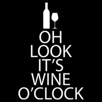 Oh Look it's Wine O'Clock 7-Panel Snapback Hat