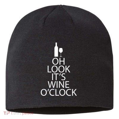 Oh Look it's Wine O'Clock Sustainable Beanie