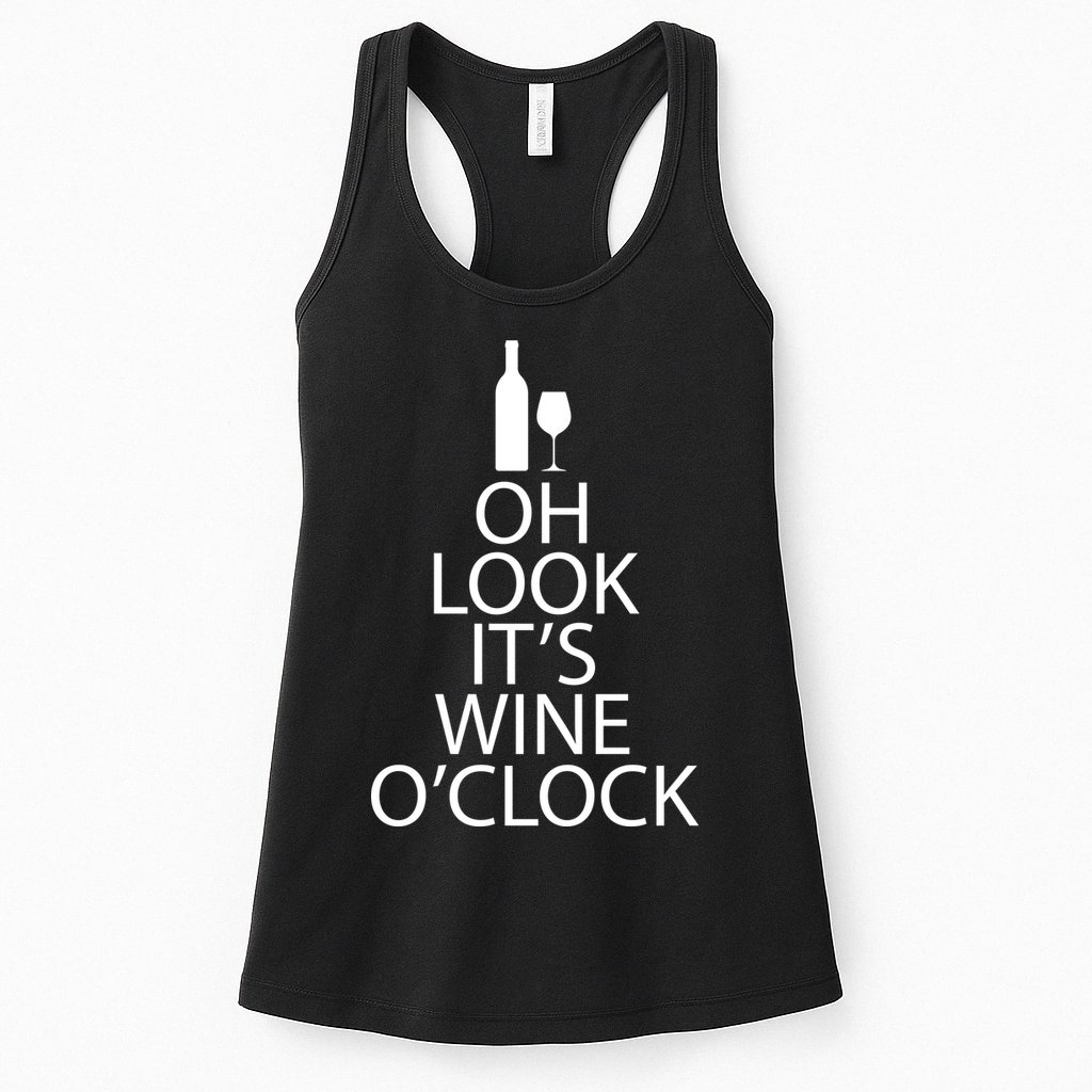 Oh Look it's Wine O'Clock Womens Tank Top