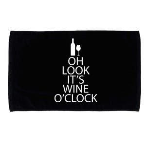 Oh Look it's Wine O'Clock Microfiber Hand Towel