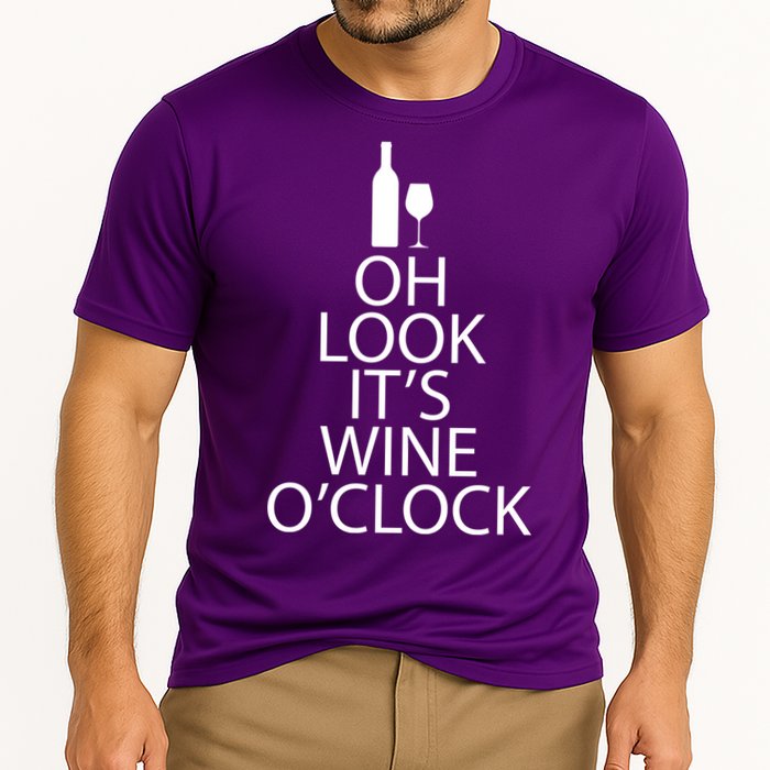 Oh Look it's Wine O'Clock Performance Shirt