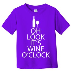 Oh Look it's Wine O'Clock Toddler T-Shirt