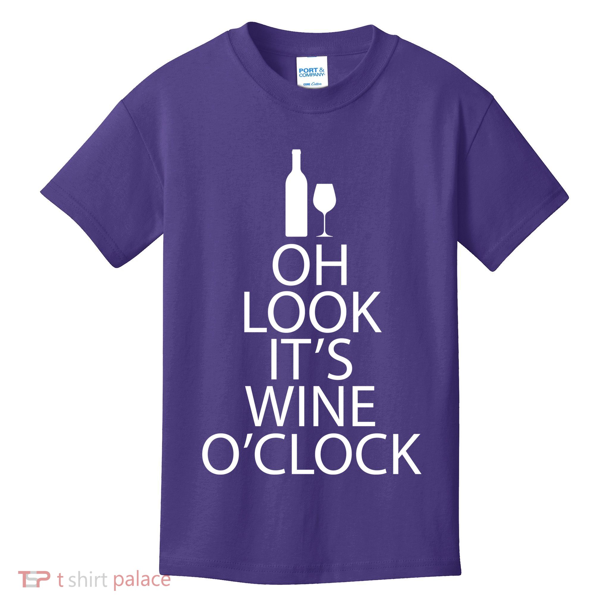 Oh Look it's Wine O'Clock Kids T-Shirt