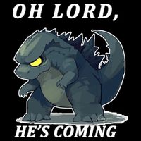 Oh Lord He's Coming Funny Monster Tank Top
