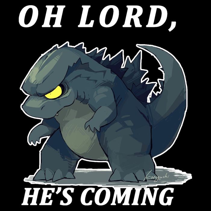 Oh Lord He's Coming Funny Monster Tank Top