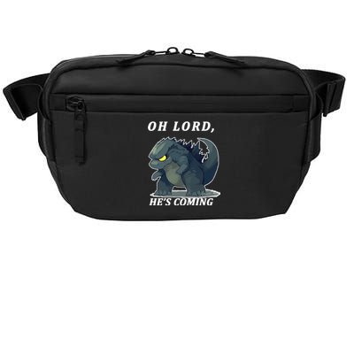 Oh Lord He's Coming Funny Monster Crossbody Pack