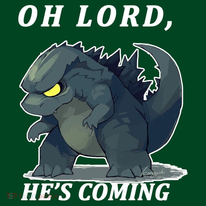 Oh Lord He's Coming Funny Monster Sweatshirt