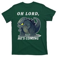 Oh Lord He's Coming Funny Monster T-Shirt