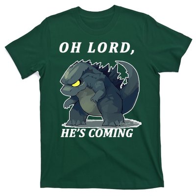 Oh Lord He's Coming Funny Monster T-Shirt