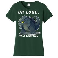 Oh Lord He's Coming Funny Monster Women's T-Shirt