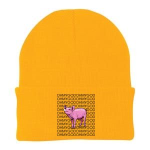 Oh My God Pig Knit Cap Winter Beanie