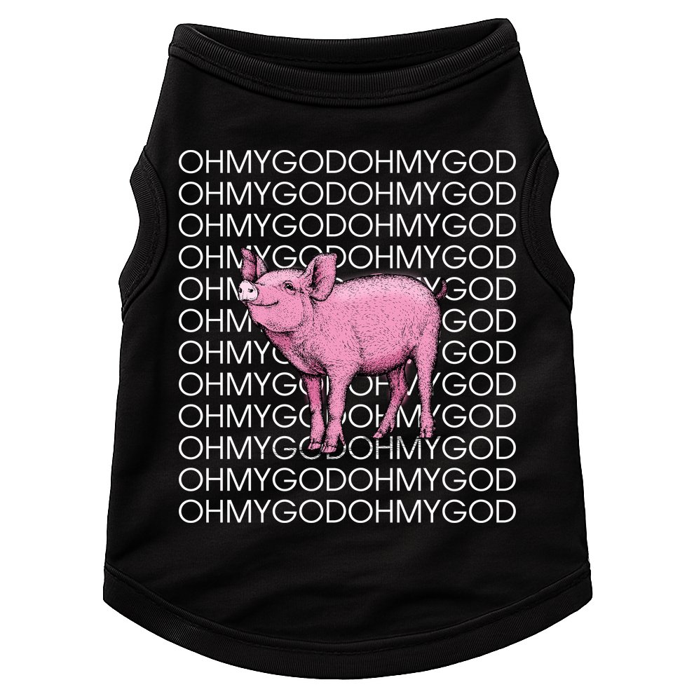 Oh My God Pig Doggie Tank