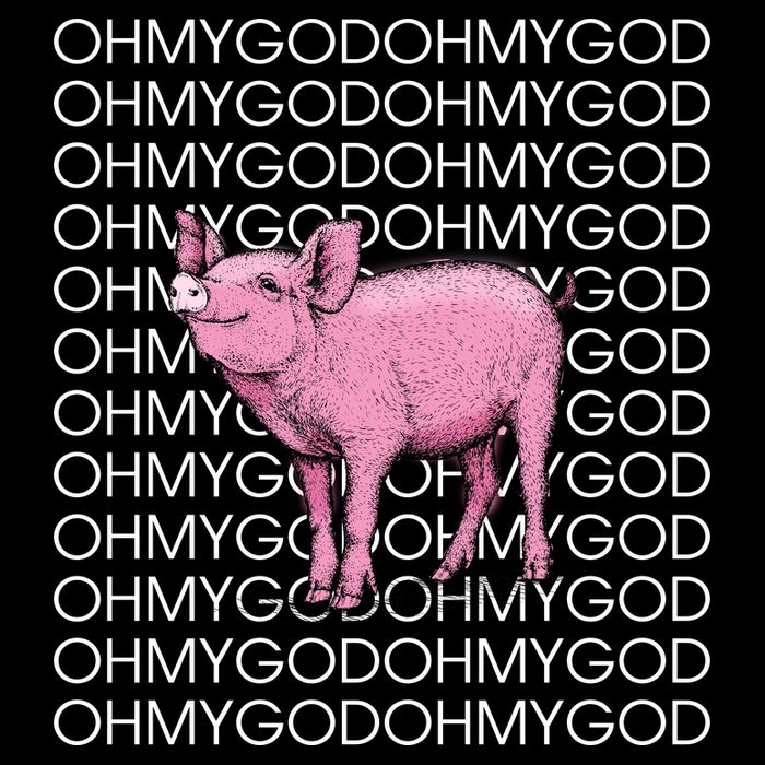 Oh My God Pig Cooling Performance Crew T-Shirt
