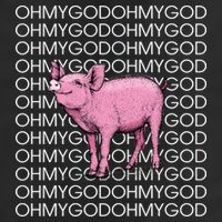 Oh My God Pig Adult Drive Performance Visor