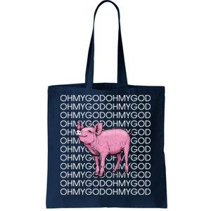 Oh My God Pig Tote Bag