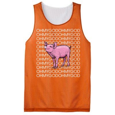 Oh My God Pig Mesh Reversible Basketball Jersey Tank