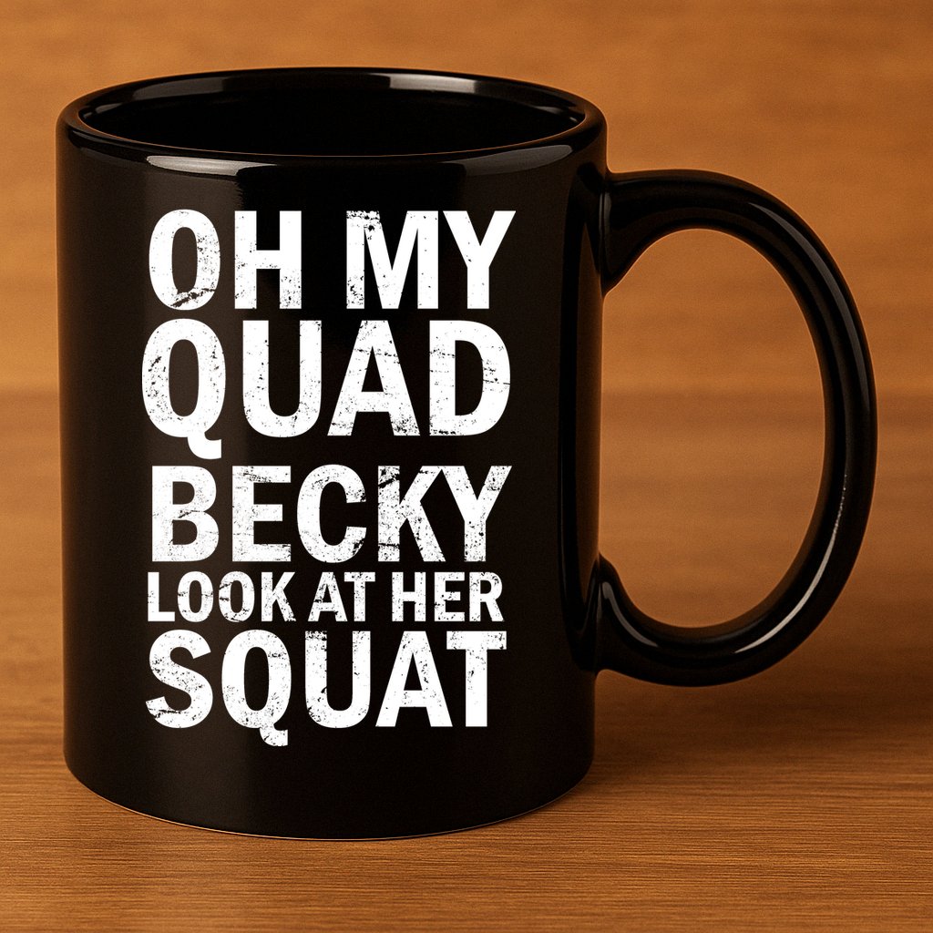 Oh My Quad Becky Look At Her Squat 11oz C Handle Ceramic Mug