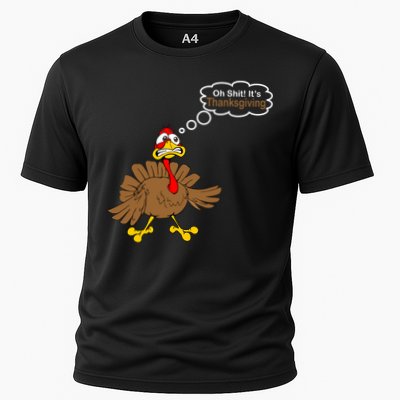 Oh Shit It's Thanksgiving Performance Shirt