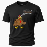 Oh Shit It's Thanksgiving Cooling Performance Crew T-Shirt