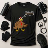 Oh Shit It's Thanksgiving Cooling Performance Crew T-Shirt