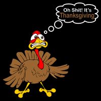Oh Shit It's Thanksgiving 16 in Basic Backpack