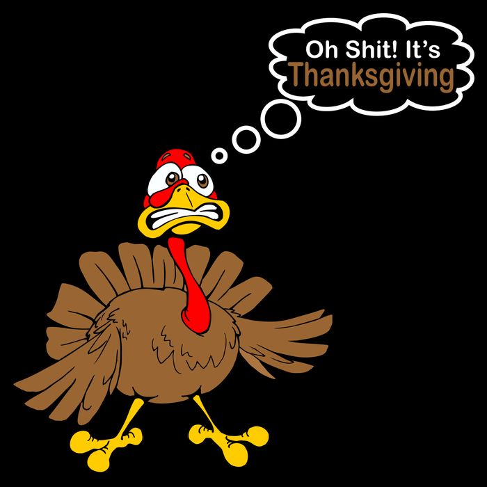 Oh Shit It's Thanksgiving 16 in Basic Backpack