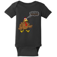 Oh Shit It's Thanksgiving Baby Bodysuit