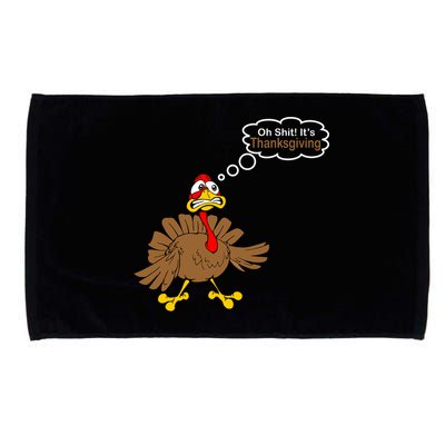 Oh Shit It's Thanksgiving Microfiber Hand Towel