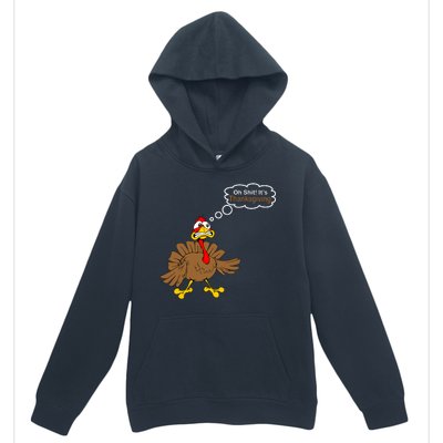 Oh Shit It's Thanksgiving Urban Pullover Hoodie