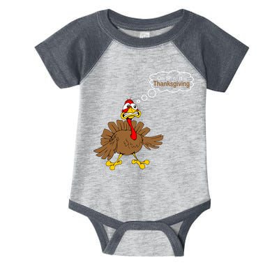 Oh Shit It's Thanksgiving Infant Baby Jersey Bodysuit